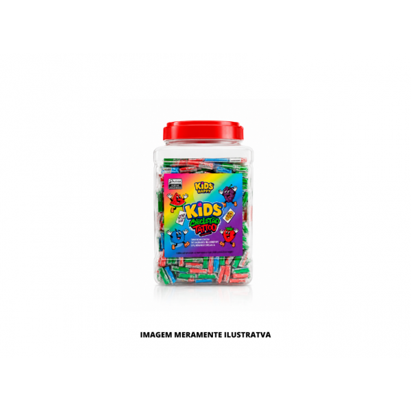 CHICLETE - KIDS HAPPY - 4,5g CHICLETAO TATTOO - DP100